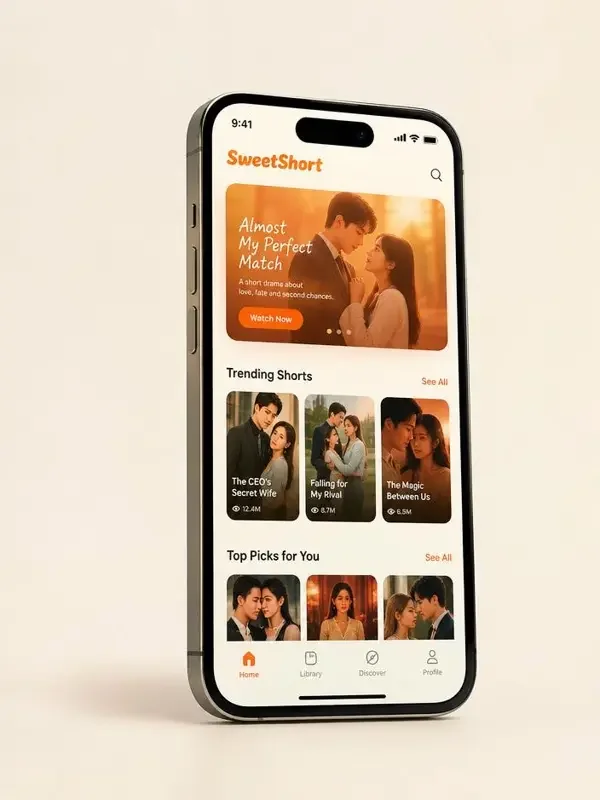 AI短剧网站 APP 界面预览